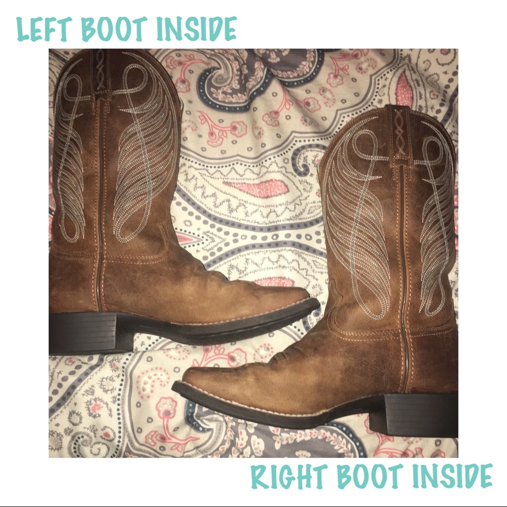 Ariat Square toe Round Up Boots